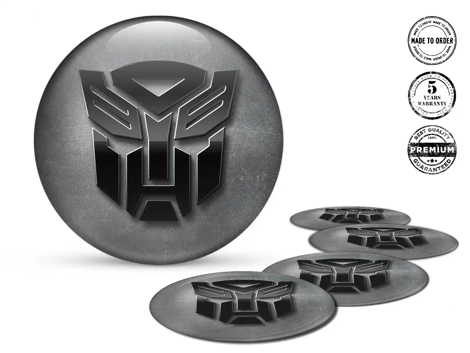 Wheel Emblems Custom Limited Drift Dome Style